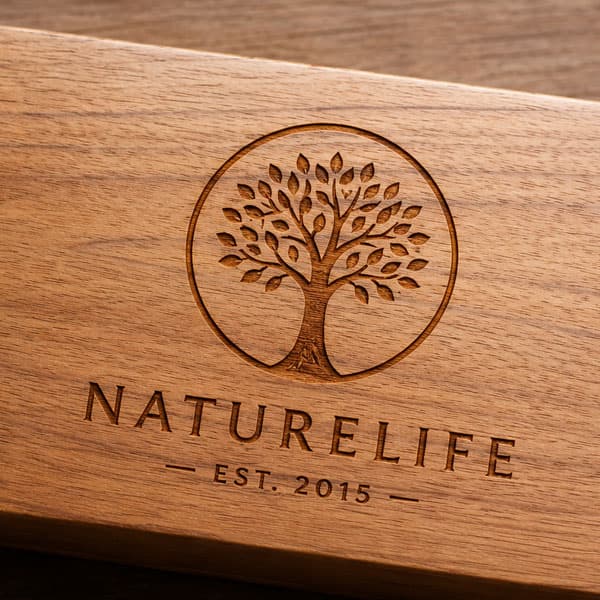 Laser Engraving customization finish on hospitality products