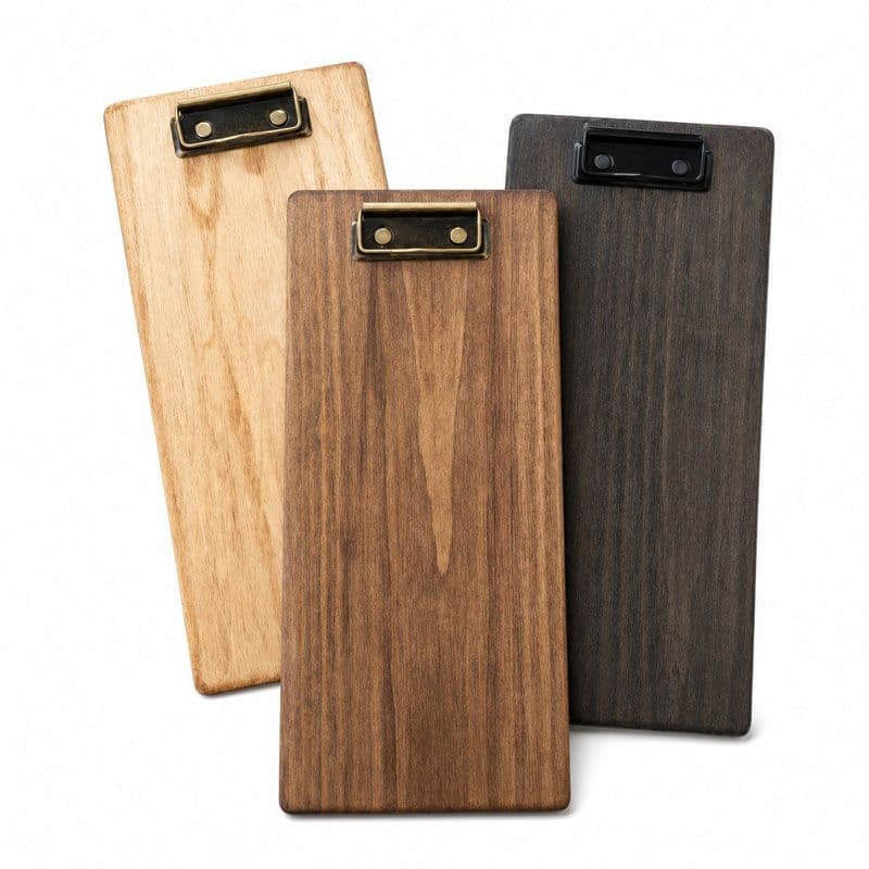 Wood Menu Clipboard