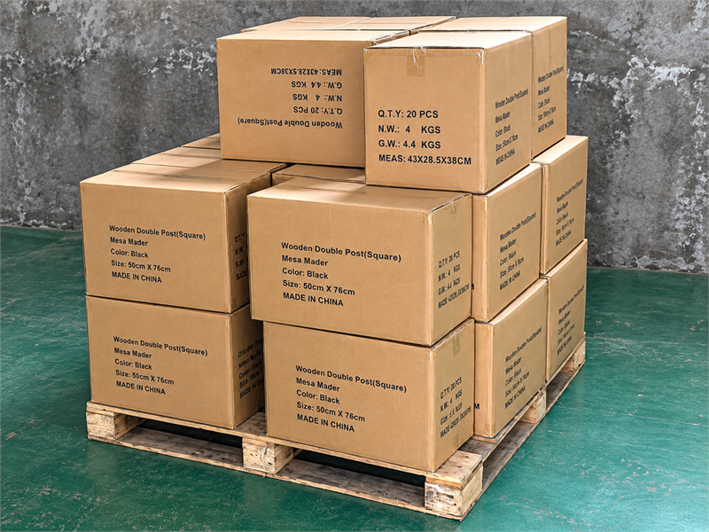 Cartons prepared for export shipment